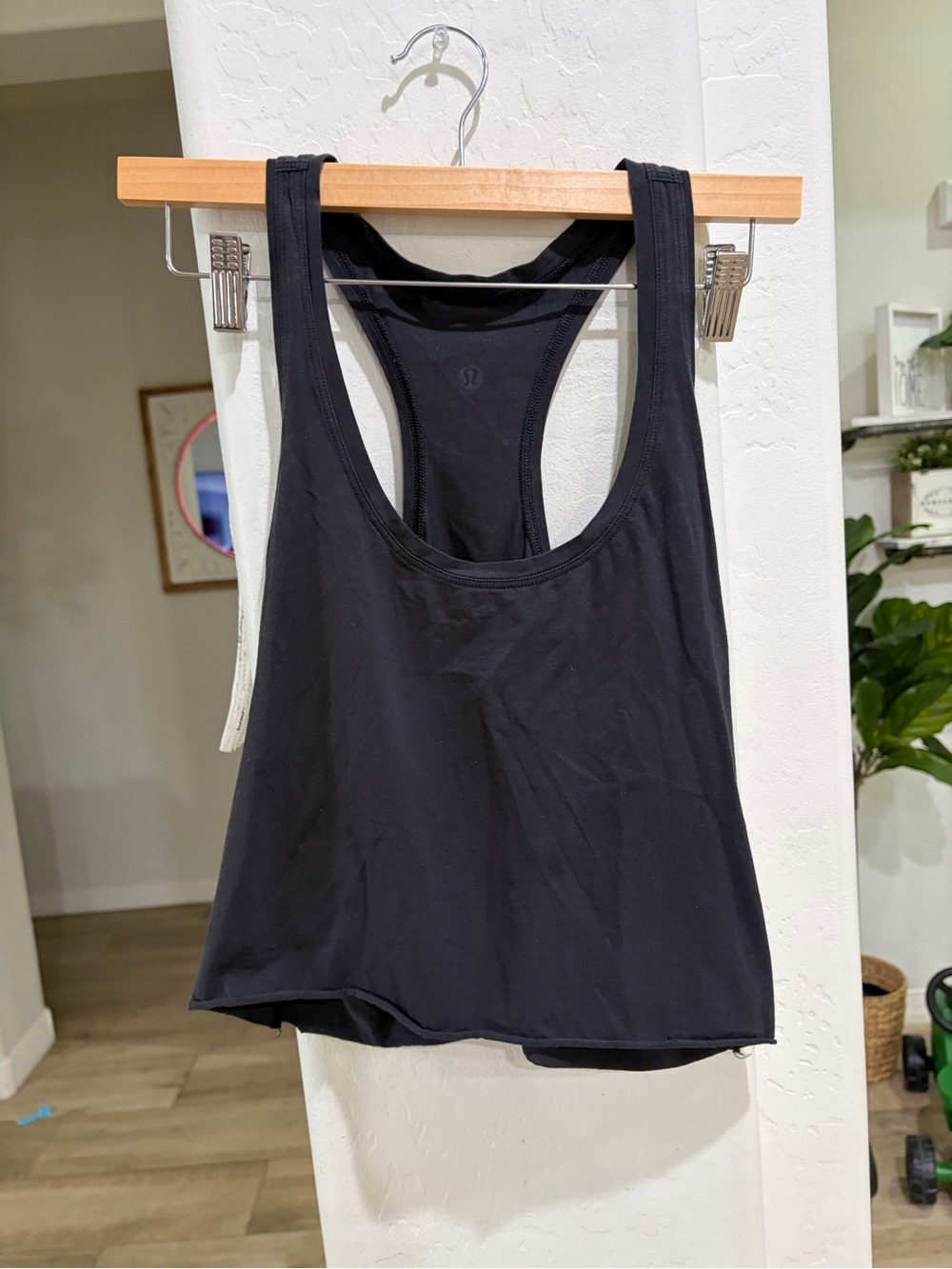 lululemon athletica Black Racerback Performance Tank